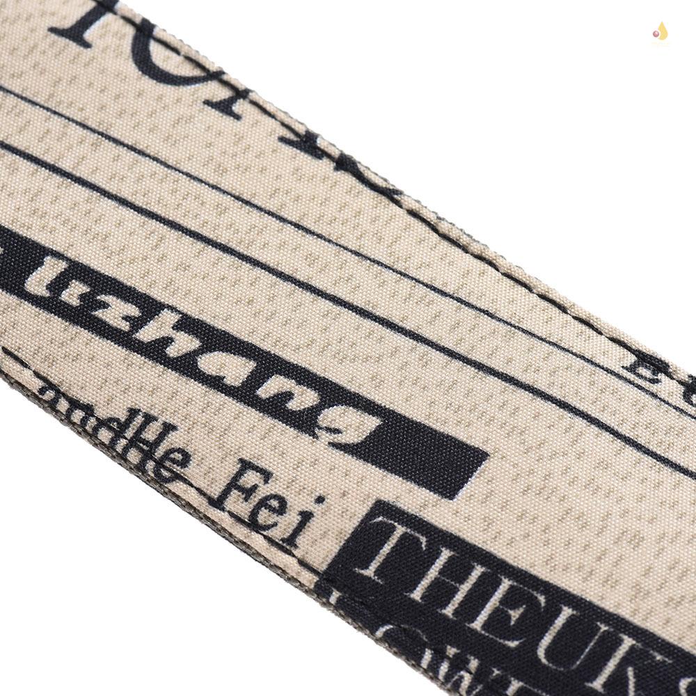 Dây Đeo Vai Bằng Da Tổng Hợp Có Thể Điều Chỉnh Cho Đàn Guitar Điện Acoustic Cổ Điển