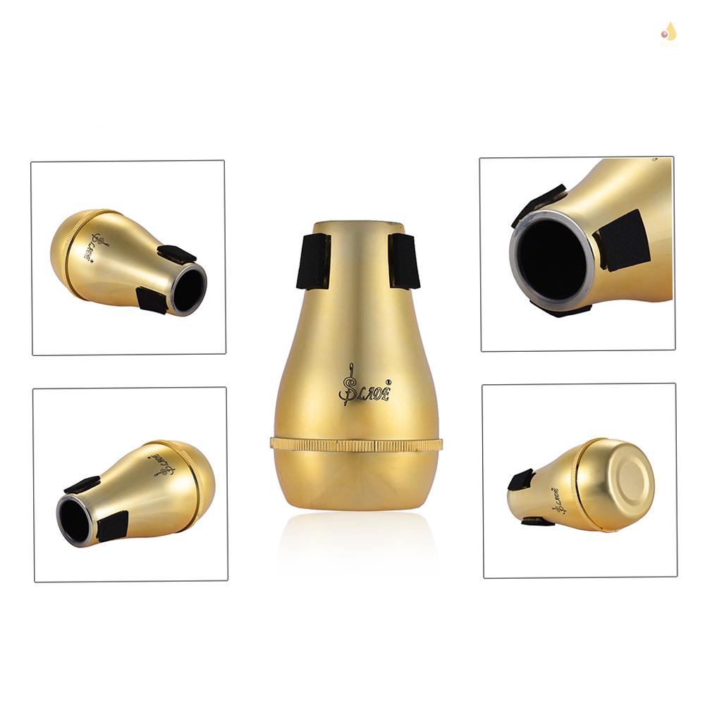 Mynice Dụng Cụ Luyện Tập Đối Trọng Lượng Nhẹ Trombone Thẳng Chất Liệu ABS Bạch Kim Cho Alto Tenor Trombones