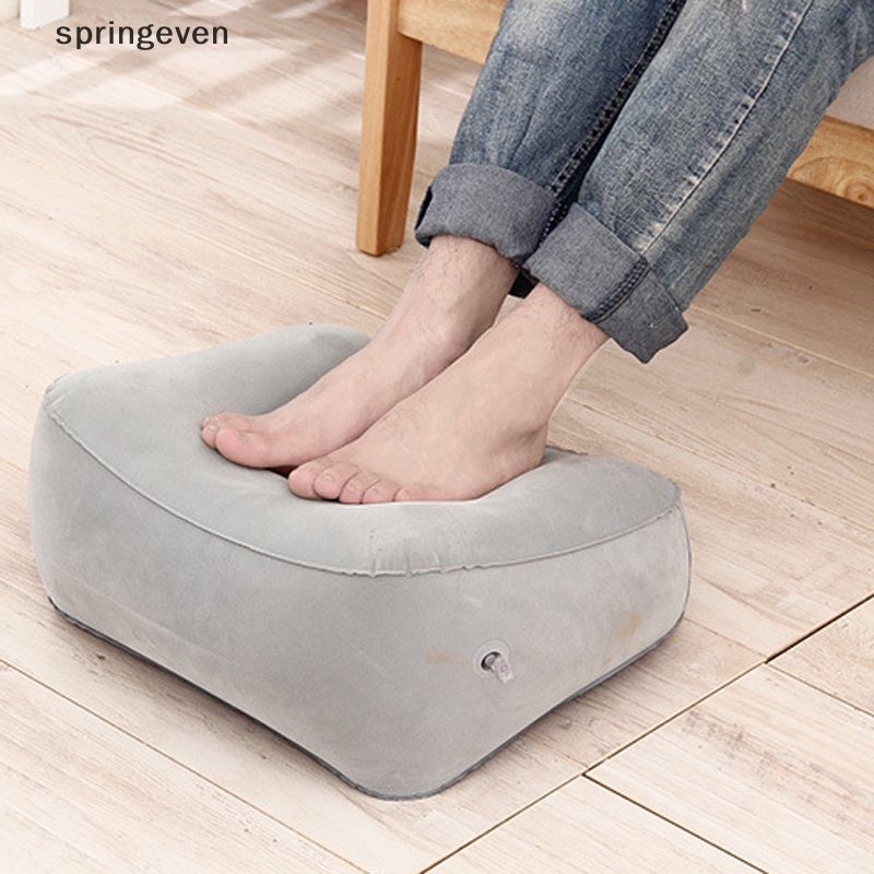 Gối Kê Chân Bơm Hơi Bằng PVC Mềm Mại Có Thể Gấp Gọn Tiện Dụng