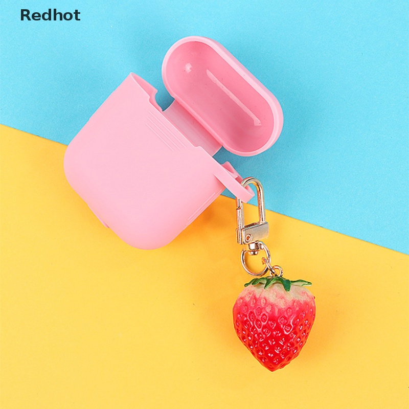 &lt; Redhot &gt; Móc Khóa Xe Hơi / Móc Khóa Hình Trái Dâu Tây Dễ Thương Cho Nữ