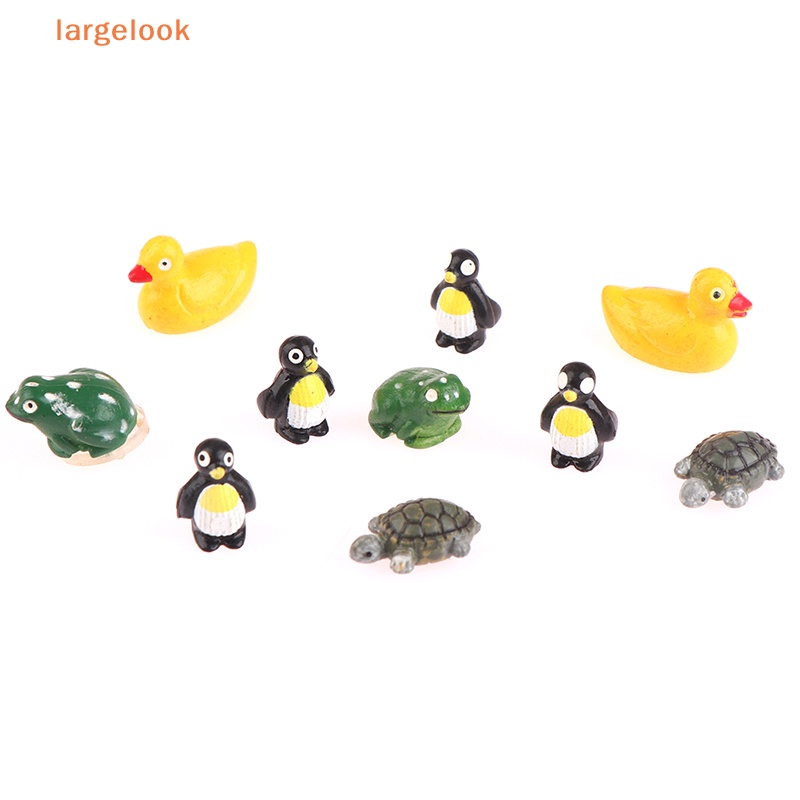 Set 10 Tượng Rùa Mini Bằng Nhựa Dễ Thương Dùng Để Trang Trí