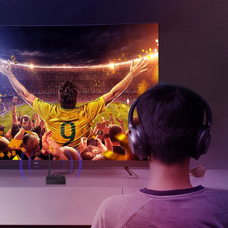 Bộ Chuyển Đổi Âm Thanh Bluetooth 5.0 DC 5V Đầu Vào 3.5Mm Bằng ABS Cho TV / PC