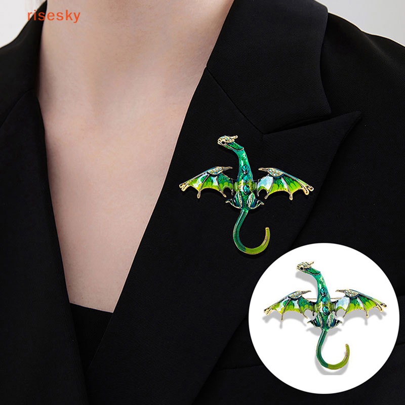 Ghim Cài Áo Hình Rồng Bay Phong Cách Cổ Điển Thời Trang Cho Nam Và Nữ