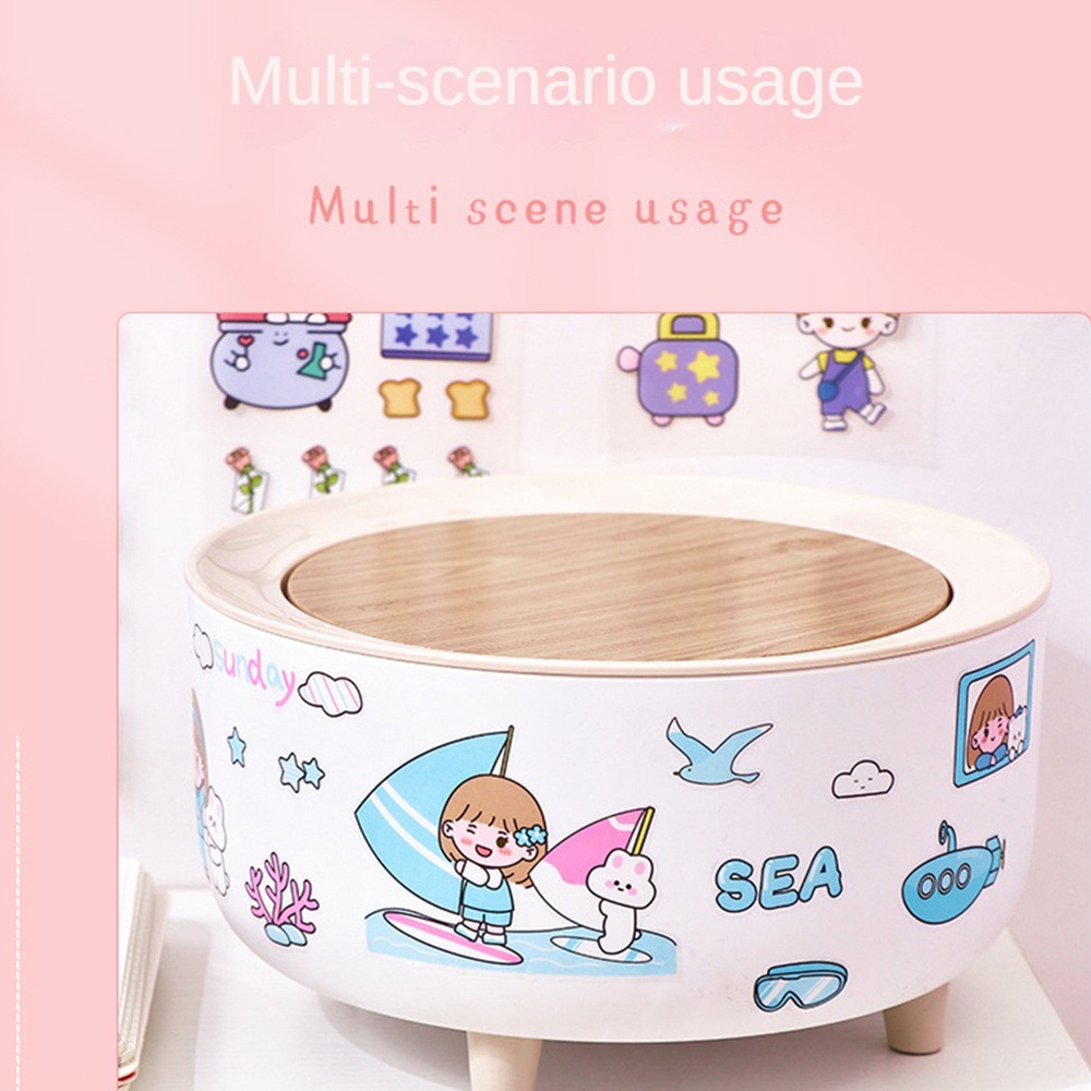 Set 100 Sticker Hoạt Hình Dễ Thương Dán Trang Trí Thủ Công