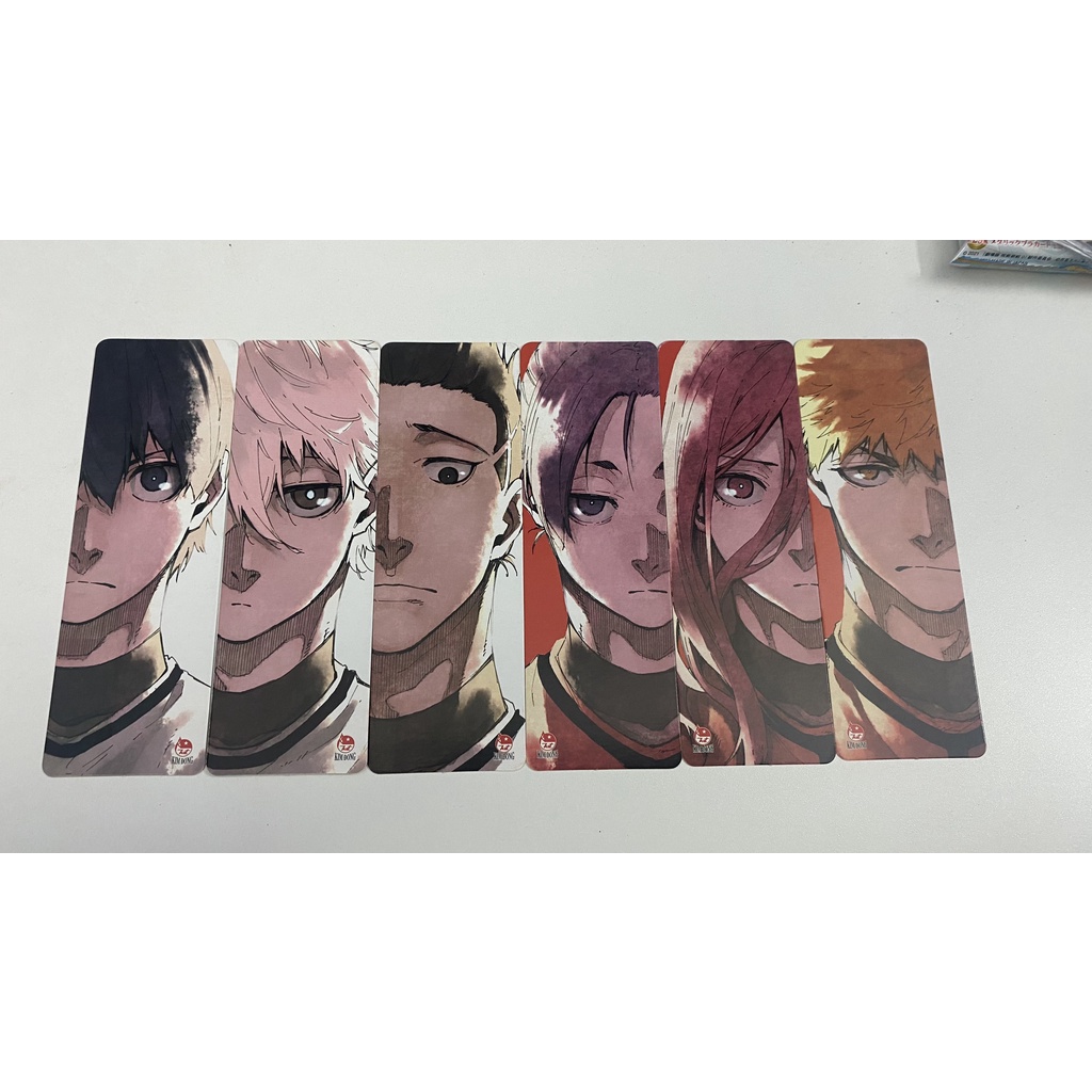 Full bộ quà Offline Blue Lock Việt Nam - Bìa limited, card tranh shikishi, bookmark, lót ly Blue Lock