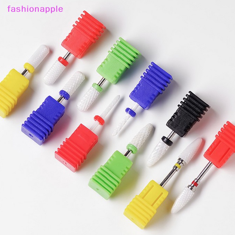 Mũi Khoan Móng Nghệ Thuật Đầu Phẳng 3 / 32 &quot;Bằng Sứ