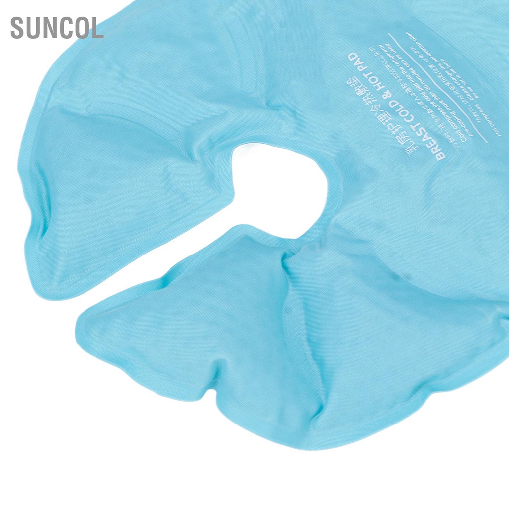 SUNCOL Ngực Nóng Lạnh Miếng Lót Mềm Chống Thấm Nước Gel Đính Hạt Giảm Viêm Vú Cho Con Bú Túi Đá Bơm