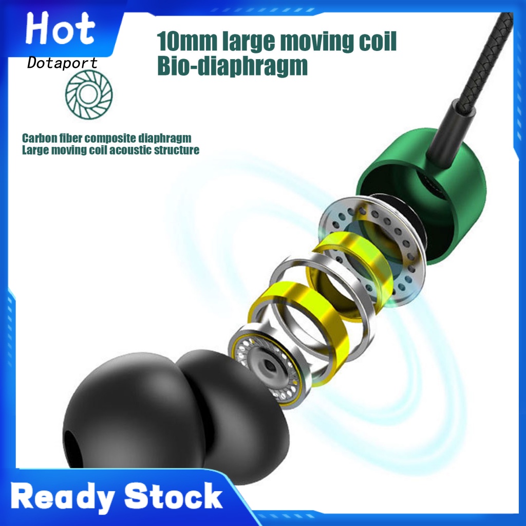 Tai Nghe Nhét Tai Jack 3.5mm Âm Thanh HiFi Sống Động Cho Điện Thoại