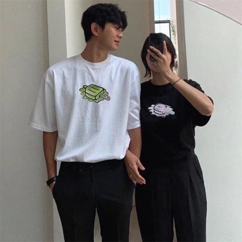 Áo Thun Cotton Nguyên Chất Tay Ngắn In Hình Cây Kem N88 Thời Trang Mới Nhất Phong Cách Unisex Frhdsgwegwe