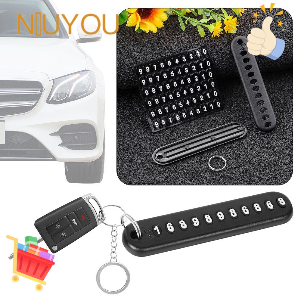 Móc Khóa Kèm Bảng Số Điện Thoại DIY Sáng Tạo