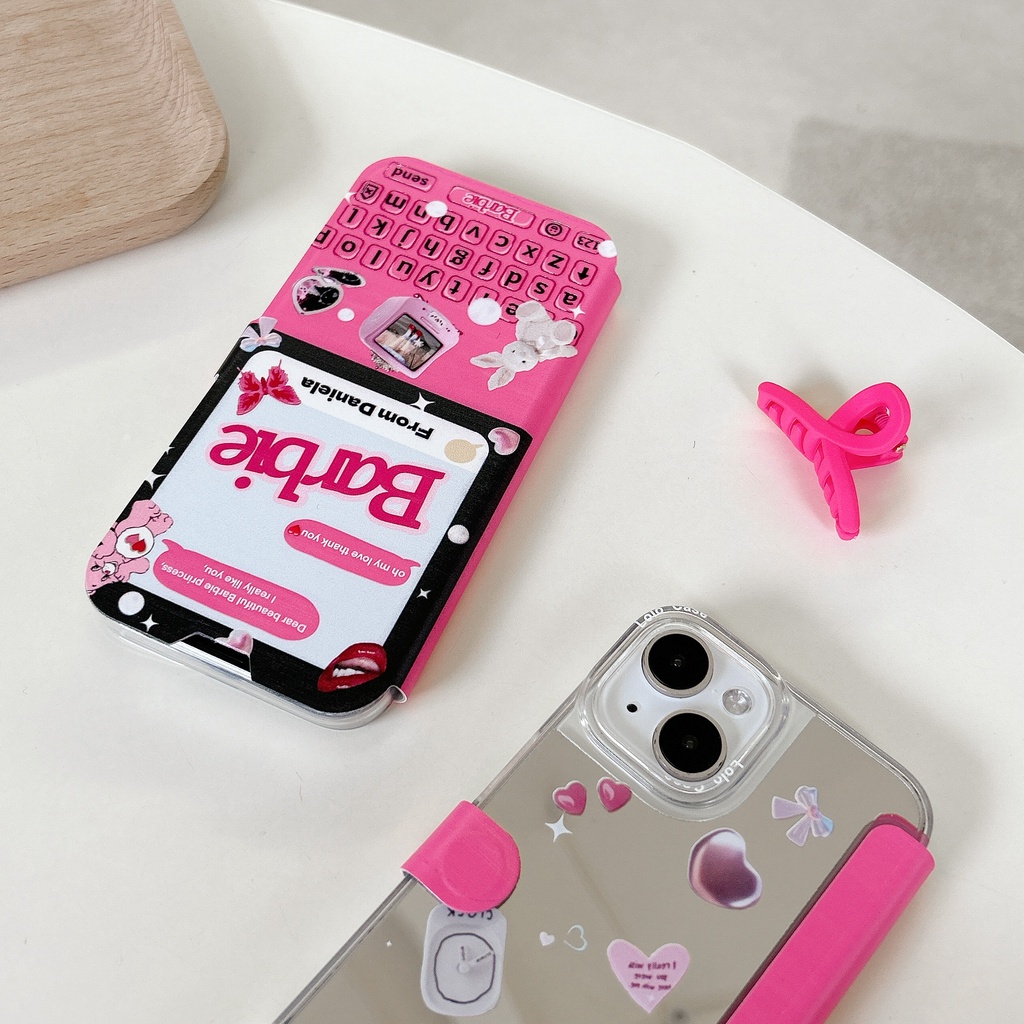 Ốp Điện Thoại tpu Dẻo Trong Suốt Họa Tiết Hoạt Hình Barbie Cổ Điển Chống Sốc Cho iPhone 14 13 12 11 PRO MAX