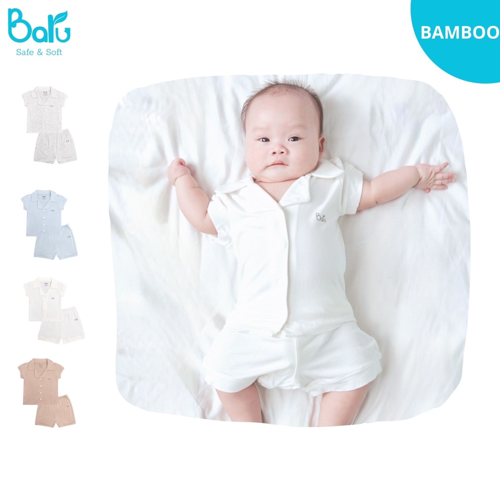 Bộ pyzama cộc hãng Balu cho bé trai bé gái