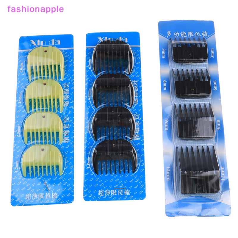 Bộ 4 Đầu Lược Giới Hạn Thay Thế Cho Tông Đơ Cắt Tóc