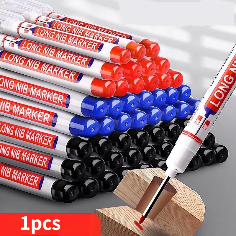 [Đặc trưng] Bút Đánh Dấu Lỗ Dài 20MM Màu Đỏ / Đen / Xanh Dương Bằng Kim Loại Đa Năng Trang Trí Nhà Tắm