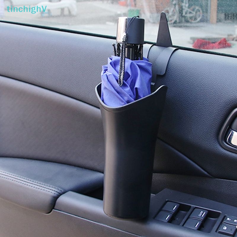 Xô Đựng Dù / Đồ Dùng Đa Năng Màu Đen Treo Xe Hơi Tiện Dụng