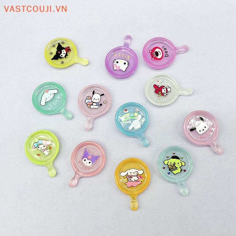 Bộ 5 Đồ trang trí Chảo VASTJI Mini Phát Quang Dùng Trang Trí Độc Đáo