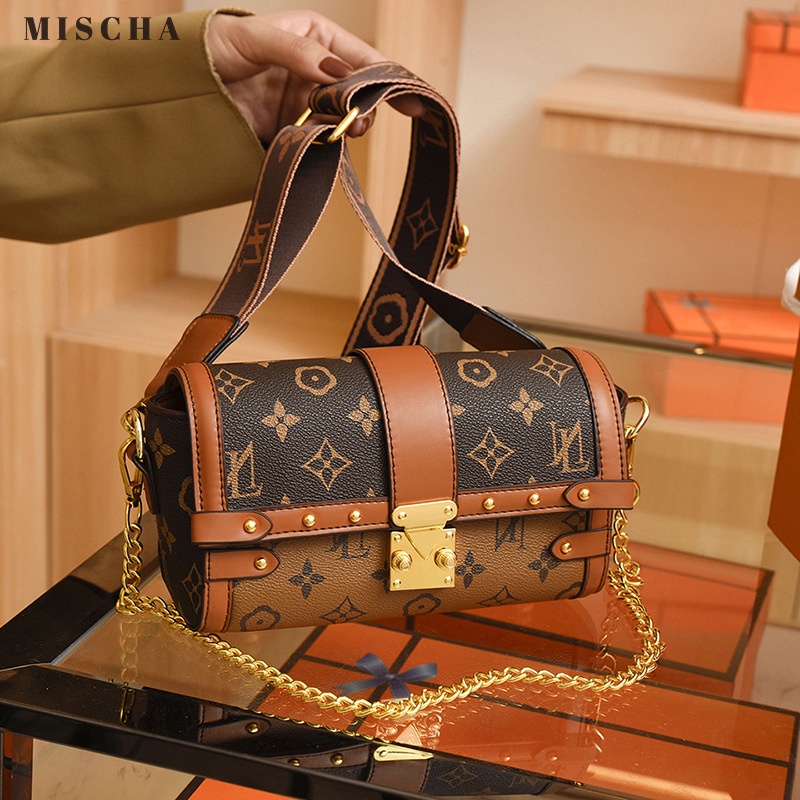 MISCHA Túi Đeo Chéo Vai In Họa Tiết Thời Trang Dành Cho Nữ