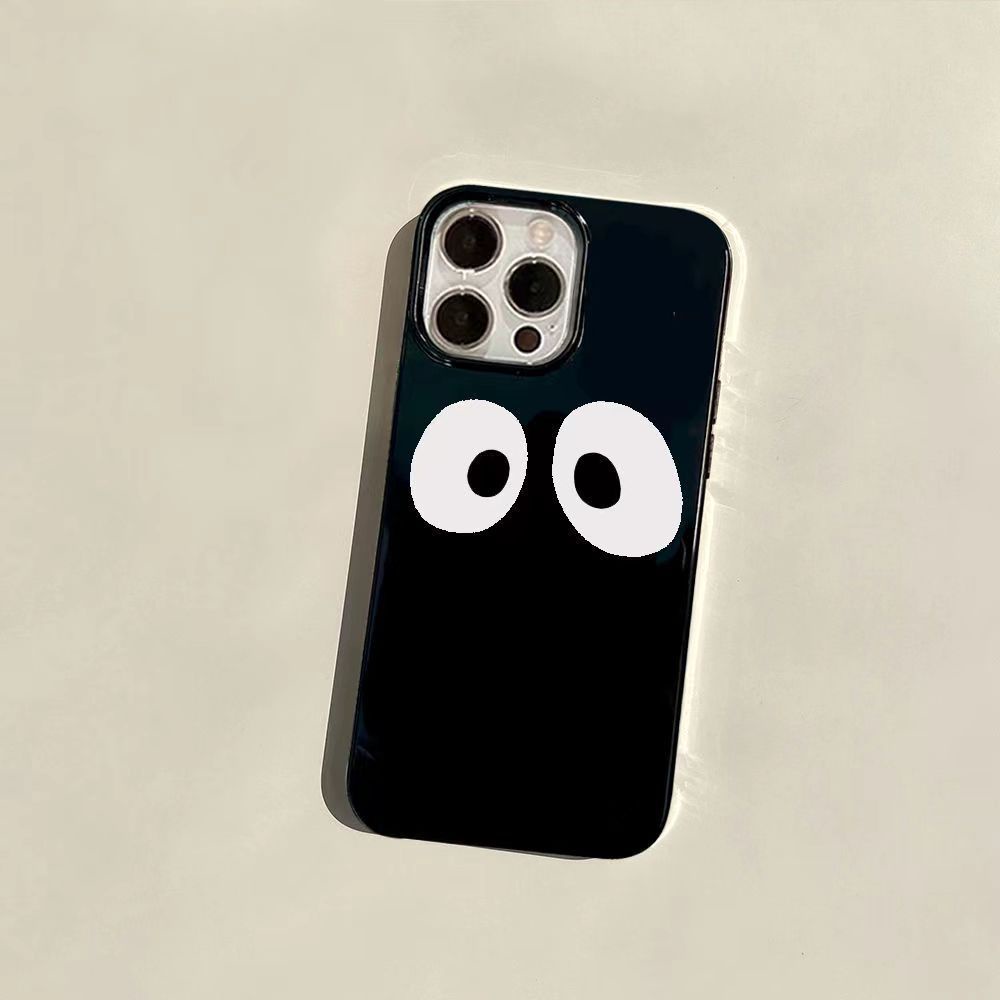 ✅Ốp Điện Thoại Mềm Hình Đôi Mắt Vui Nhộn Cho Iphone12 X 14 Xr138Ppro PROMAX A76N