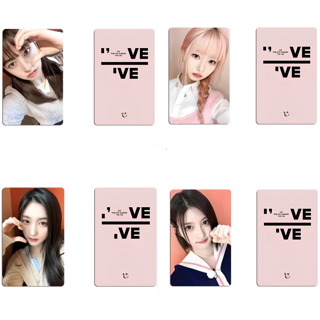 Set 6 Tấm Thẻ Ảnh Lomo Các Thành Viên Nhóm Nhạc REI LIZ LEESEO WONYOUNG GAEUL