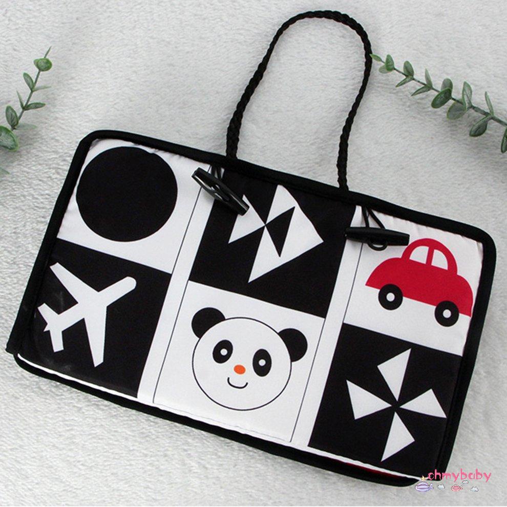 [Sẵn sàng] Gương Đôi Hoạt Động Tương Phản Cao Phát Triển Màu Đen Và Trắng Đồ Chơi Cho Trẻ Sơ Sinh Bé Trai Gái Ghế Sau Mặt Dây Chuyền [P/6]