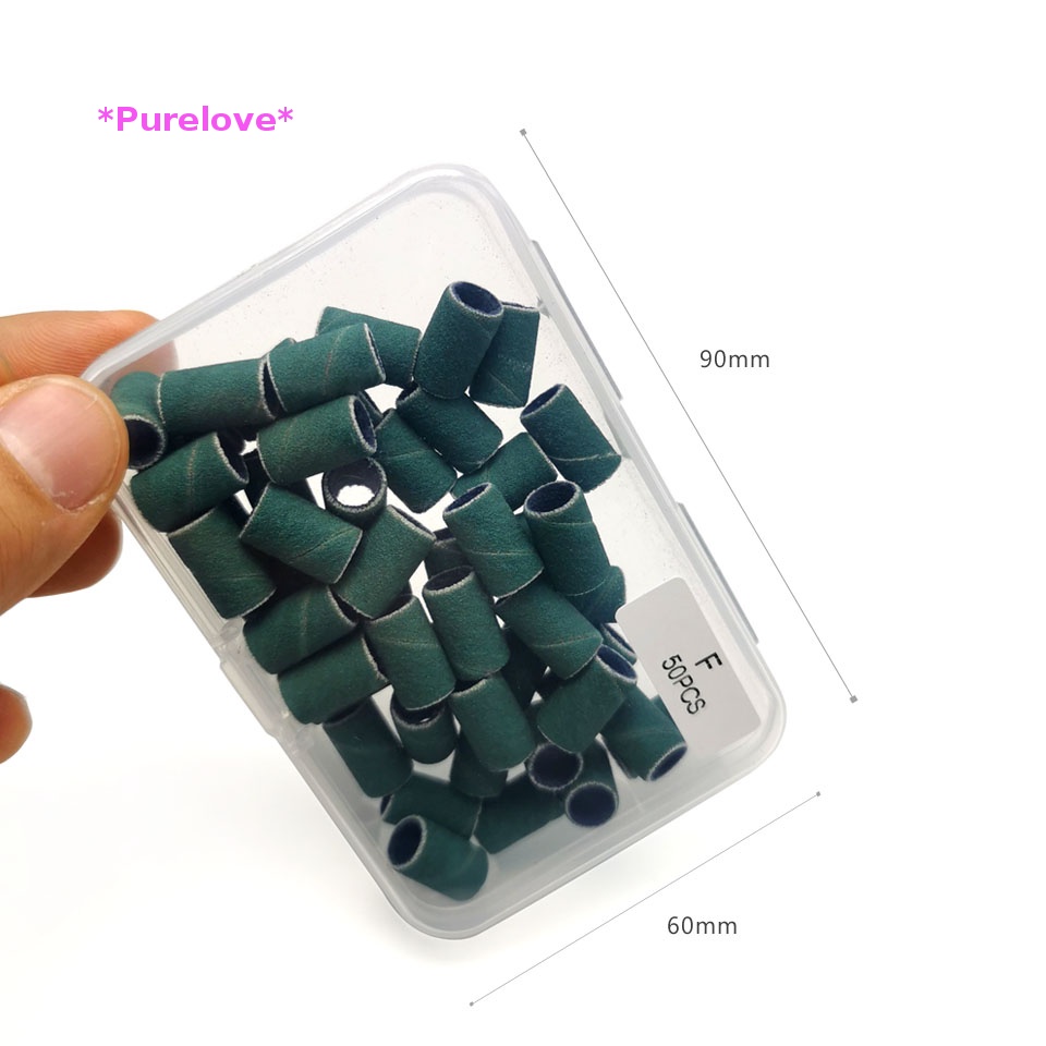 Set 50 Cuộn Dây Giấy Nhám Mài Giũa Móng Tay Tiện Dụng Mới