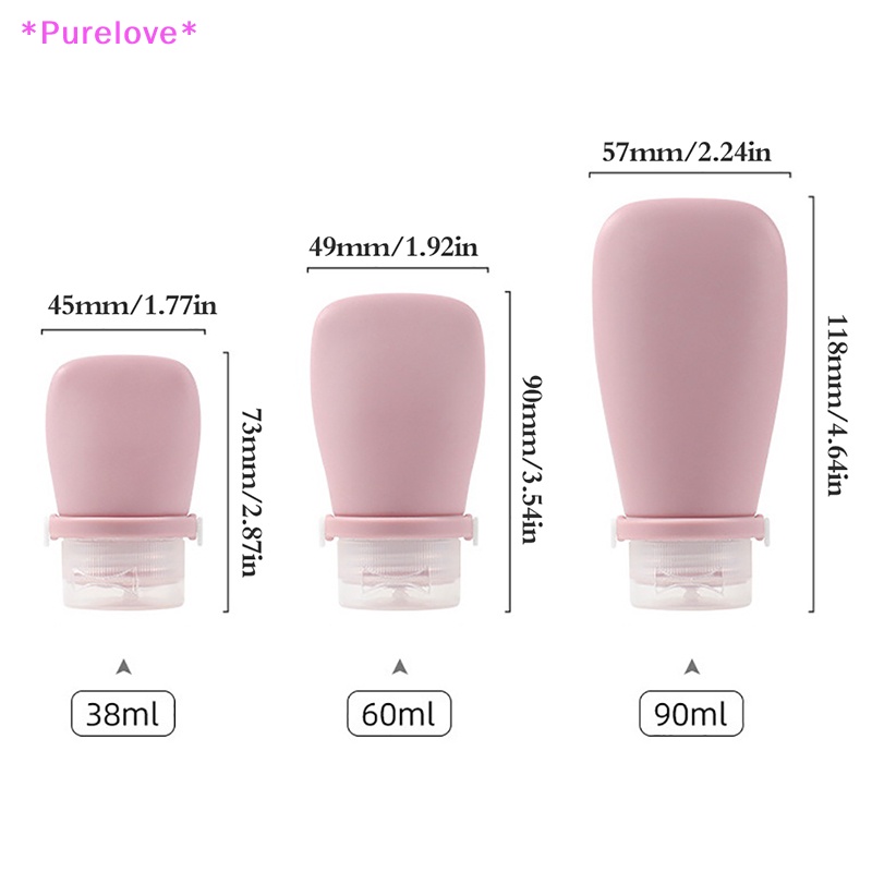 Lọ Rỗng Đựng Mỹ Phẩm 30 / 60 / 90ml Tiện Dụng Khi Đi Du Lịch Mới