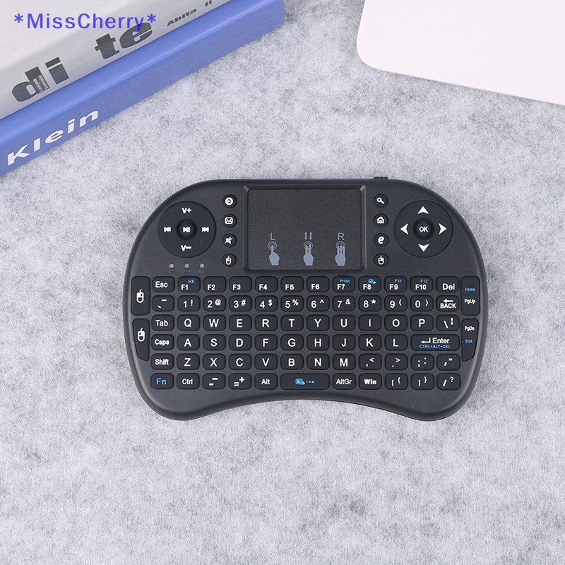 Bàn Phím Không Dây Mini 2.4G Hình Chuột Máy Tính Tiếng Anh Nga Mới