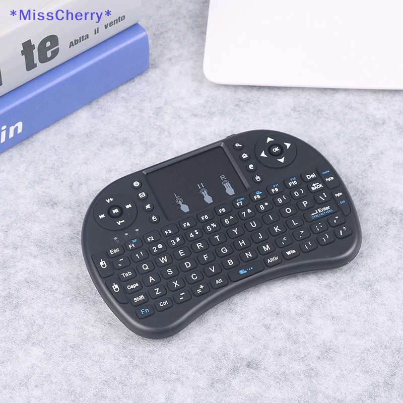 Bàn Phím Không Dây Mini 2.4G Hình Chuột Máy Tính Tiếng Anh Nga Mới