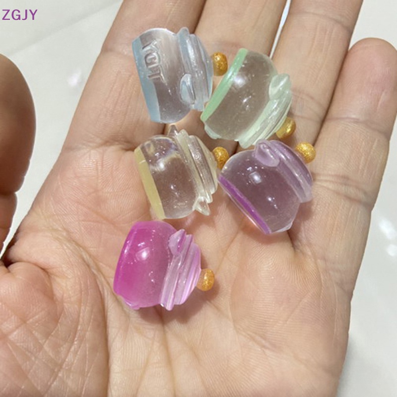 Mô Hình Bình Sữa Mini Bằng Nhựa Phát Quang Độc Đáo Cho Bé Mới