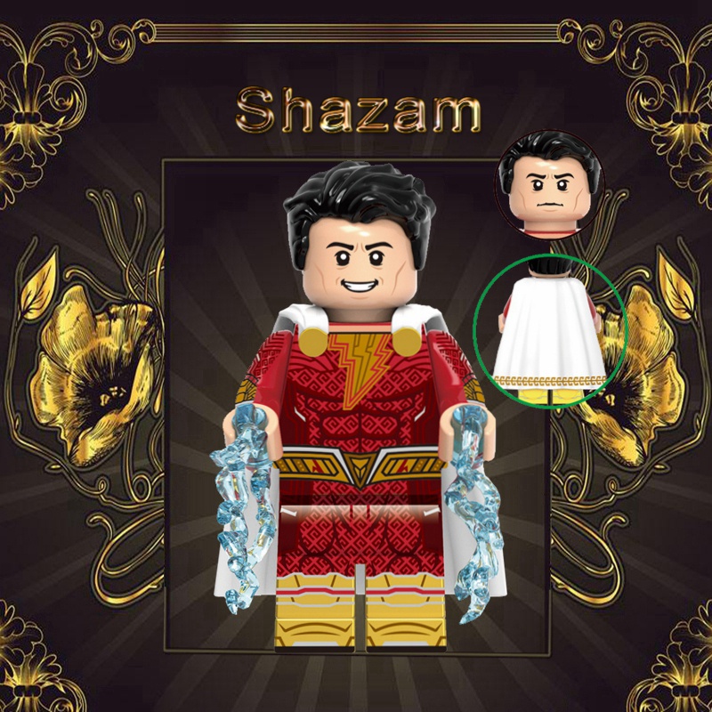 Shazam Fury of the Gods Freddy Freeman Đồ Chơi Lắp Ráp Mô Hình Nhân Vật Phim Giáo Dục Cho Trẻ Em DIY