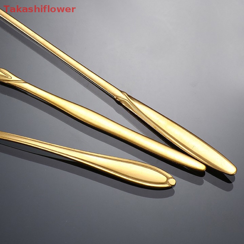 Muỗng Cà Phê Bằng Thép Không Gỉ Tay Cầm Dài