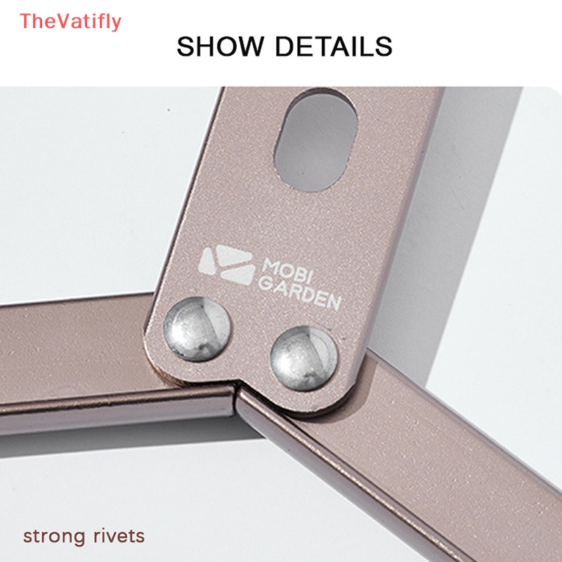 Móc Treo Quần Áo [Thevalifly] Bằng Hợp Kim Nhôm Nhỏ Gọn Nhẹ Dễ Dàng Gấp Mở