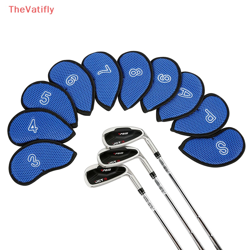 Set 10 Vỏ Bọc Bảo Vệ Đầu Gậy Đánh Golf Chuyên Dụng