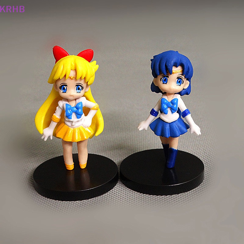 Set 6 Mô Hình Đồ Chơi Nhân Vật Hoạt Hình Thủy Thủ Mặt Trăng Mới