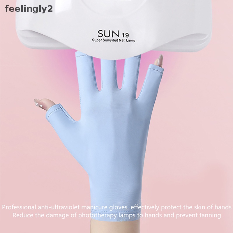 1 Đôi Găng Tay Chống Tia UV Bảo Vệ Móng Nghệ Thuật