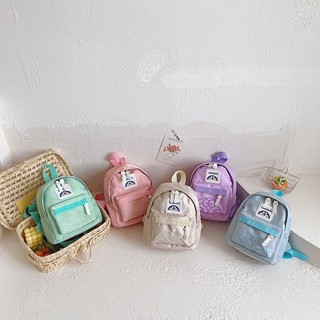 Ba lô đi học siêu nhẹ chất liệu canvas cho bé