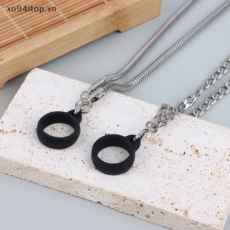 Dây Đeo Cổ Chống Thất Lạc Bằng Silicon Và Kim Loại Cho XOITOP