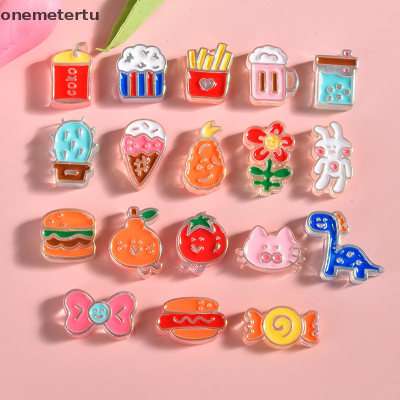 Onemetertu Set 10 Phụ Kiện Trang Trí Điện Thoại Đồ Chơi Diy