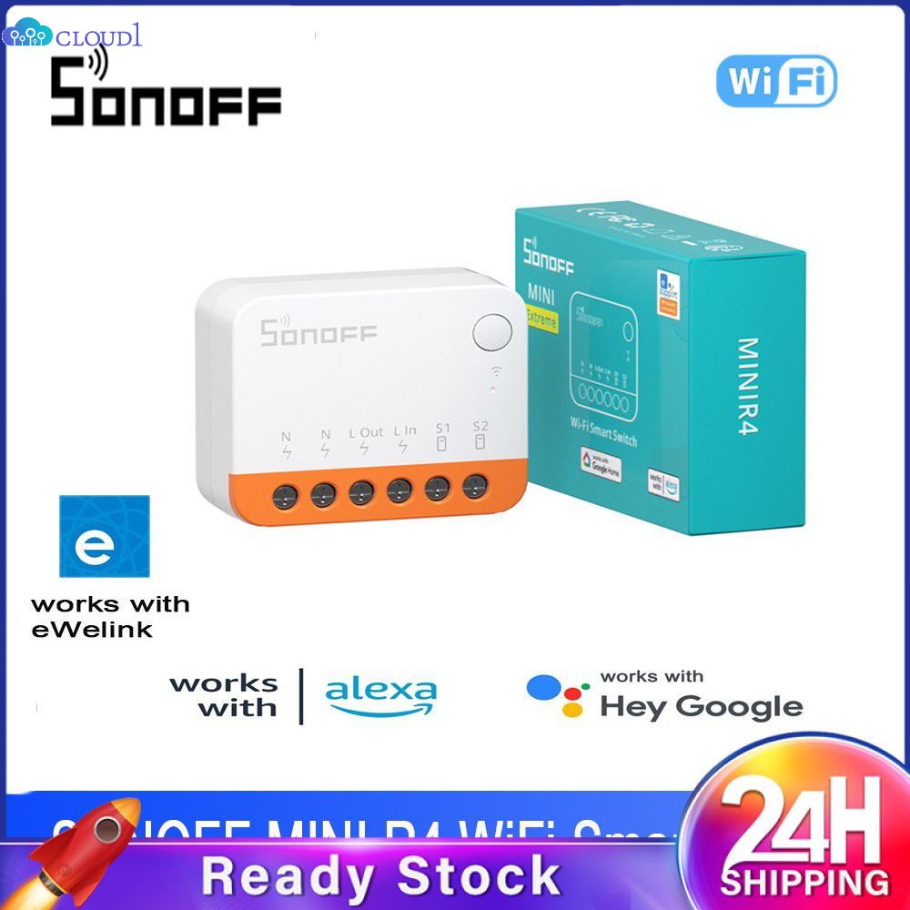Sonoff Mini R4 Wifi Thông Minh Mô-đun Chuyển Đổi Wi-Fi 2 Cách Chuyển Đổi Nhà Thông Minh Làm Việc Với R5 S-Mate Điều Khiển Không Dây Alexa Google Nhà Cloud1