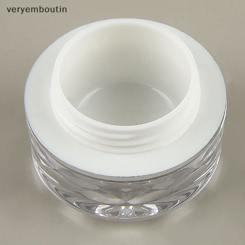 Hộp Rỗng 7g Đựng Kem / Sữa Dưỡng Chất Liệu Acrylic Có Nắp Trong