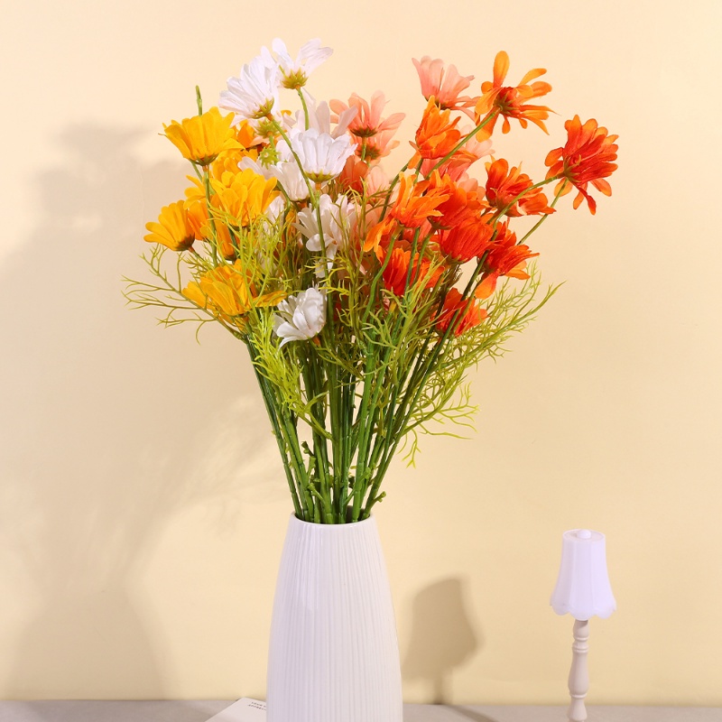 1 Bó Hoa Cúc Nhân Tạo Dài Bằng Lụa Cho Trang Trí