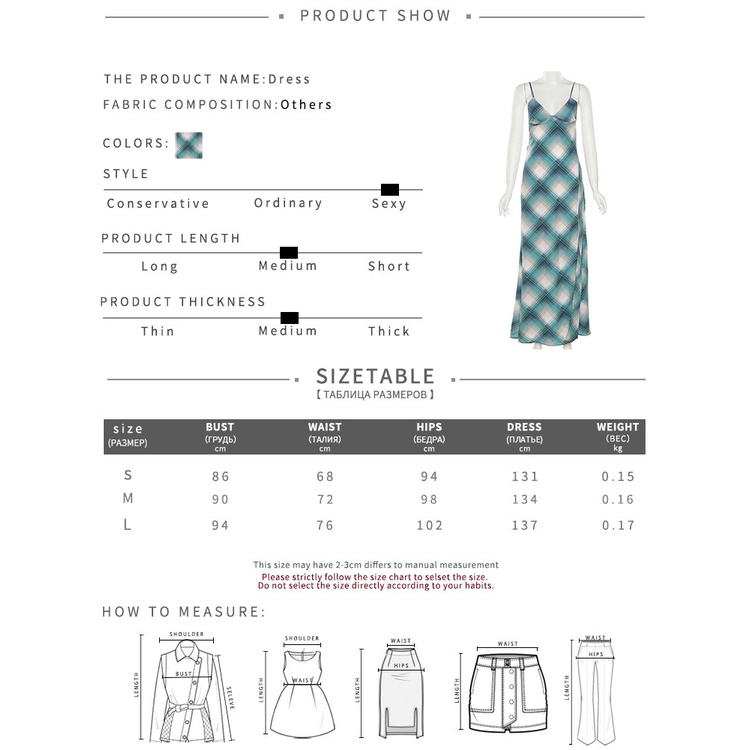 Kliou Đầm Maxi Cổ Chữ V Hở Lưng Họa Tiết Kẻ Sọc Thời Trang Mùa Hè 2023