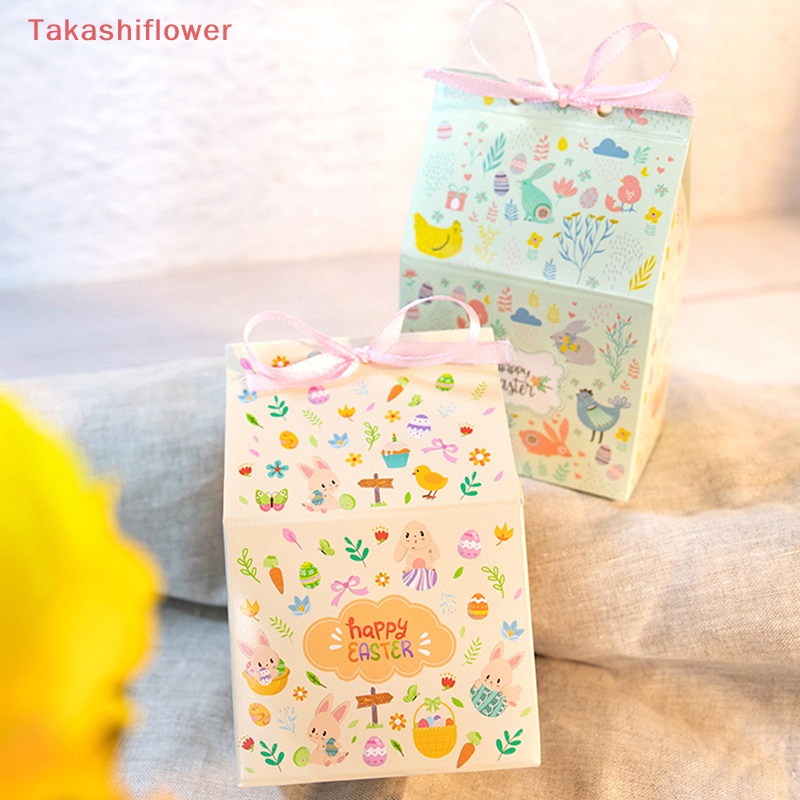 Bộ 12 Hộp Quà Bằng Giấy In Họa Tiết Động Vật Hoạt Hình Kèm Dây Ruy Băng