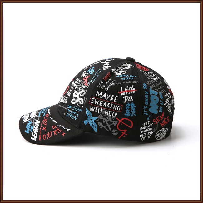 Mũ Lưỡi Trai Họa Tiết Graffiti Thời Trang Cho Nam Và Nữ