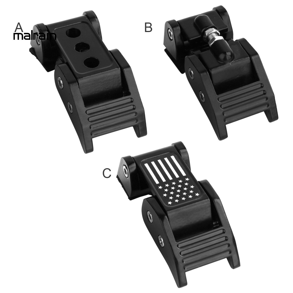 1 Cặp Chốt Khóa Nắp Ca Pô Bằng Hợp Kim Nhôm Cho Jeep Wrangler JK JL 07-21