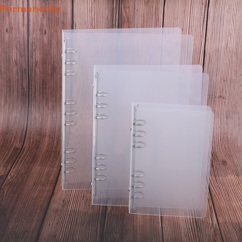 Bìa Cứng pp pp Trong Suốt Sáng Tạo a6 a5 Sáu Lỗ b5