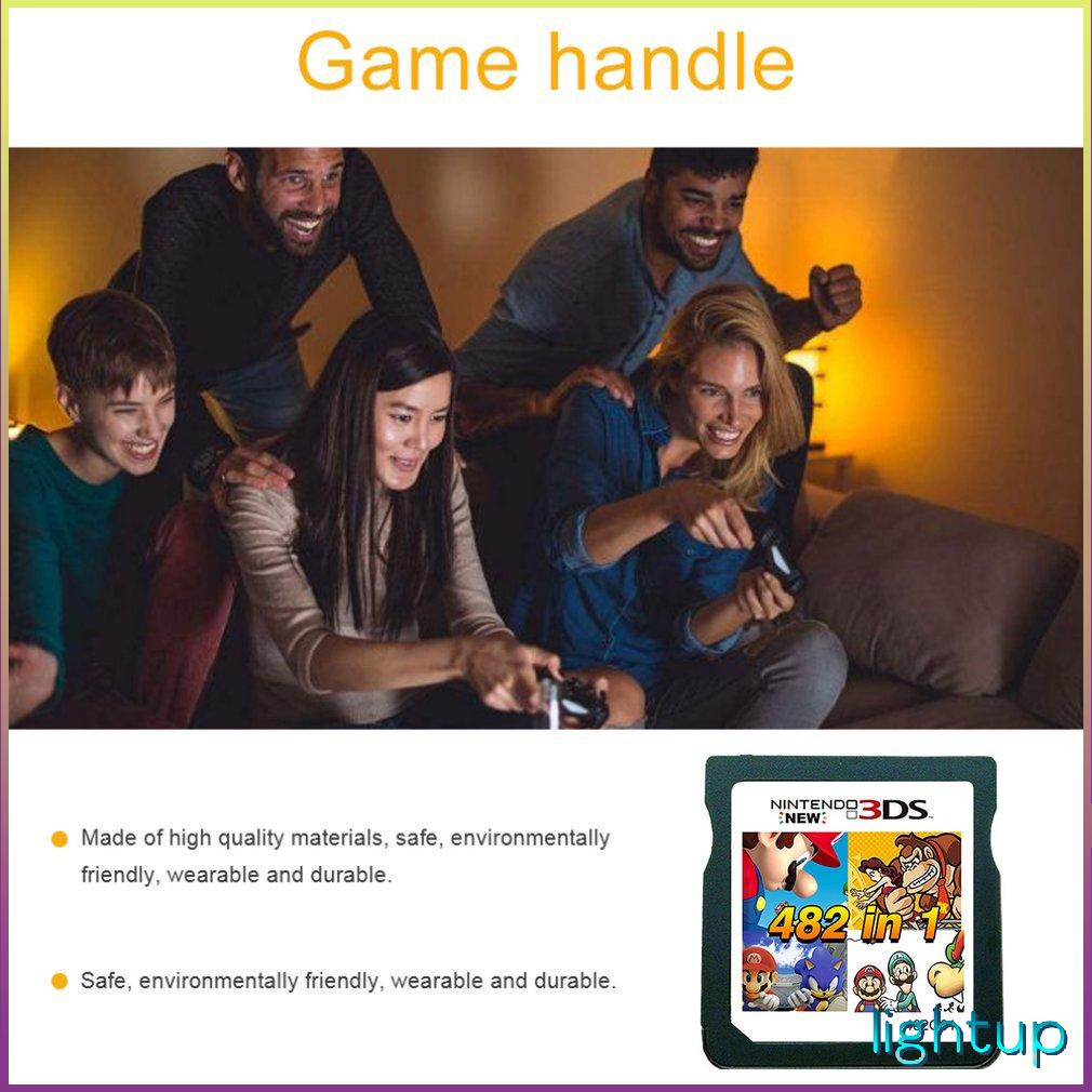 Thẻ Trò Chơi Nds 482 Trong 1 Kết Hợp 3Ds Cassette Ds Cho Nintend