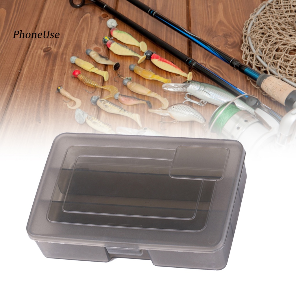 Hộp Nhựa PU 3 Ngăn Trong Suốt Đựng Mồi Câu Cá Đa Năng Có Thể Tái Sử Dụng