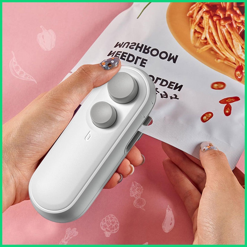 Chip Niêm Phong Túi Nhiệt Mini Có Nam Châm Chống Nước Có Thể Sạc Lại