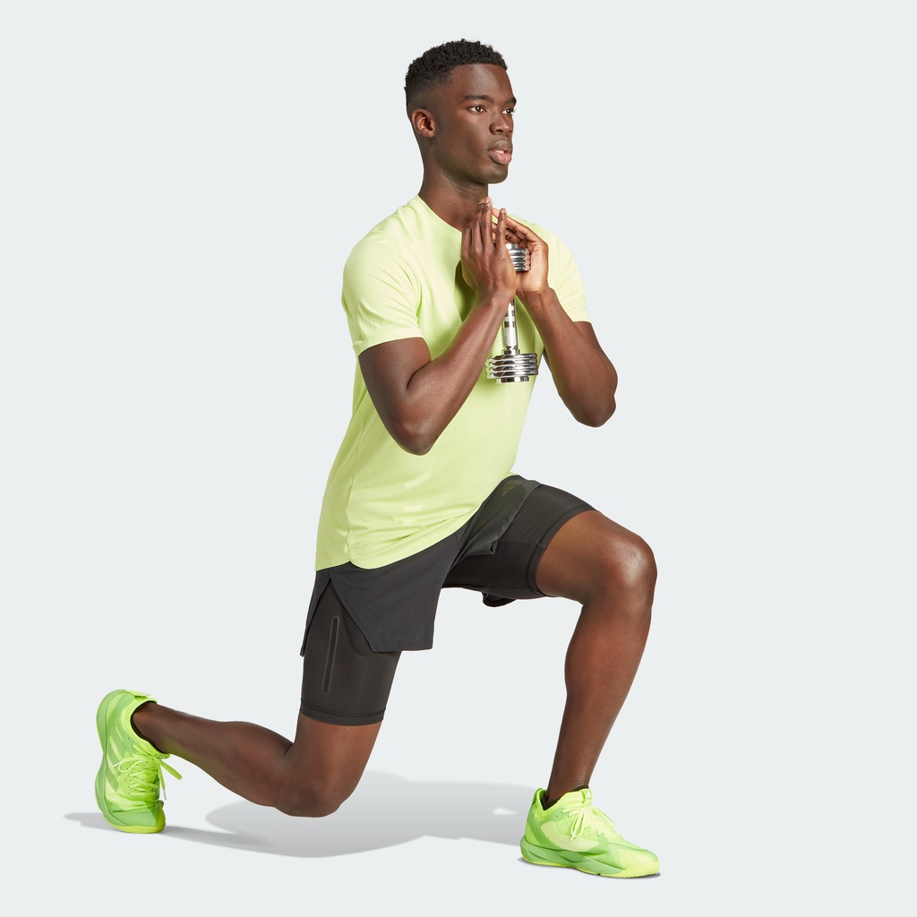 Adidas Tập luyện Áo Thun Tập HIIT HEAT.RDY Designed 4 Training Nam màu xanh lá IM1120